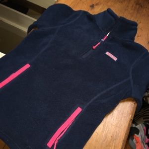 Vineyard Vines Navy Fleece Women’s Quarter Zip